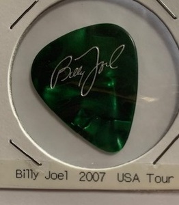 ビリー・ジョエル billy joel ギター ピック 送料無料 2007 USA tour 緑 Don