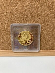 ★平成11年　天皇陛下御在位十年記念　1万円金貨　プルーフ貨幣 １枚 ※箱なし★