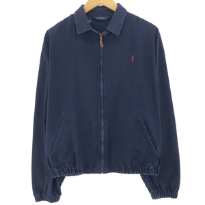 古着 90年代 ラルフローレン POLO by Ralph Lauren スイングトップ スポーツジャケット USA製 メンズL相当 ヴィンテージ /eaa470452