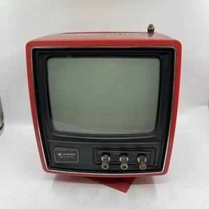 昭和レトロ 日立 I-39 小型 ブラウン管テレビ HITACHI TRANSISTOR TV RECEIVER アンティーク 当時物★K2627Z