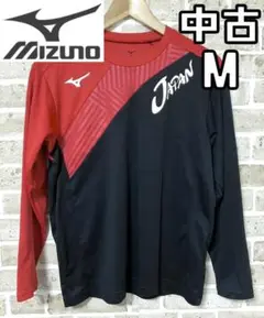 中古 ミズノ MIZUNO メンズ ジャパン JAPAN ロンT シャツ M