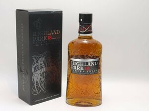 ★★HIGHLAND PARK ハイランドパーク 18年 ヴァイキングプライド 700ml/43% 箱付★AUT39320