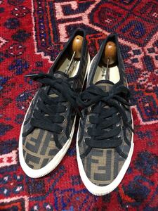 FENDI ZUCCA PATTERNED CANVAS SNEAKER MADE IN ITALY/フェンディズッカ柄キャンバススニーカー