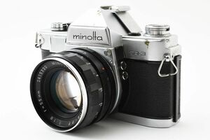 ★実用品★ミノルタ MINOLTA SR-3 / MINOLTA ROKKOR PF 55mm F1.8 #1908