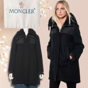 美品 MONCLER モンクレール ERIDAN 毛皮 プレミア ダウンコート