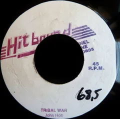 ジャマイカ7" John Holt Tribal War NONE Hit Bound /00080