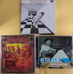 【リマスター/悲運のギタリスト/故 ピーター・バンクス Peter Banks】CD3枚セット ①The Anthology,②(HDCD)時間と言葉,③BBCセッション