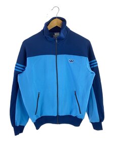 adidas◆デサント/ジャージ/4/ポリエステル/BLU//