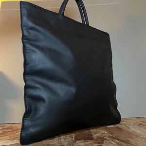 一円　美品　ロエベ　LOEWE ハンモック　トートバッグ レザー 本革 ビジネスバッグ ハンドバッグ　ブラック 黒 男女　ヘリテージ