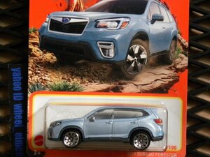 即決☆☆MB 2019 SUBARU FORESTER スカイブルーメタリック　スバル　フォレスター マッチボックス MATCHBOX