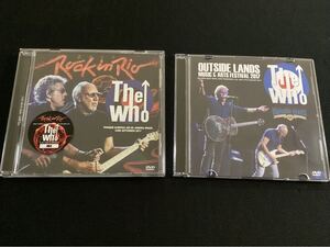 THE WHO / ROCK IN RIO (DVD) / OUTSIDE LANDS MUSIC & ARTS FESTIVAL 2017 (1DVD-R)