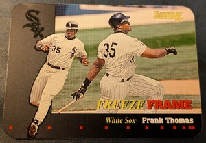 【1995 DONRUSS】FREEZE FRAME White Sox Frank Thomas／ホワイト・ソックス フランク・トーマス 5,000枚限定【シリアルNo.4057/5000】