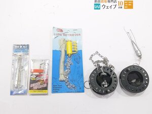 ダイワ ルアーキャッチャー・タカ産業 レスキューテポドン 等 ルアー回収機 計5個 未使用＆中古