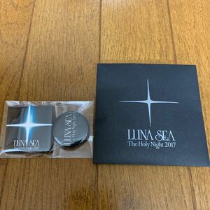 LUNA SEA ギフトエンベロップ 缶バッジ 2種 The Holy Night 2017 グッズ 新品未使用