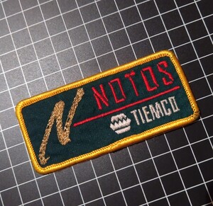 TIEMCO NOTOS ティムコ ノトス ワッペン ダークグリーン/レッドペッパー