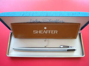 ⑥シェーファー SHEAFFER シルバー　クリッププッシュ式ボールペン ★ポスト便