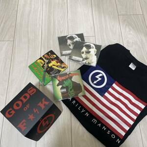 超絶ウルトラレア MARILYN MANSON 1997 BOX CD Tシャツ 90s ヴィンテージ アーティスト グッズ マリリンマンソン 海外限定 アメリカ 輸入