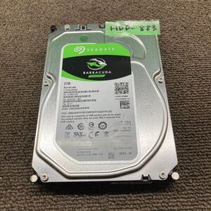 HDD-883 激安 HDD2TB 3.5インチ SATA 6555時間 内蔵HDD SEAGATE ST2000DM005-2CW102 Crystaldiskinfoにて正常品 中古