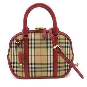 バーバリー 2wayショルダーバッグ ブランドオフ BURBERRY ナイロン 2wayショルダーバッグ ナイロン/レザー 中古 レディース