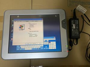 実働希少品★日立タッチパネル情報端末 PCKE-NR5-P1 WindowsXP Pro タブレット ACアダプター付