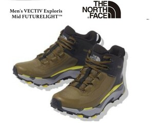 新品国内正規　ノースフェイス THE NORTH FACE ベクティブ エクスプロリス ミッド フューチャーライト シューズ　防水 NF02121 28cm