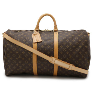 LOUIS VUITTON ルイ ヴィトン モノグラム キーポル バンドリエール55 ボストンバッグ 旅行カバン トラベル 2WAY ショルダーバッグ M41414