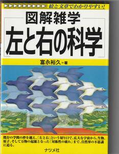 ナツメ社刊　富永裕久「図解雑学　左と右の科学」2001年発行