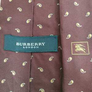 BURBERRY LONDON (バーバリーロンドン)赤勾玉ネクタイ