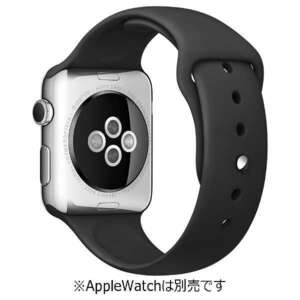 486b送料込[SALE]新品未開封 Apple 正規品 42mm ケース用 ブラック スポーツバンド SM/MLサイズ MJ4Q2FE/A同等■3C633FE/A■激安SHOP24