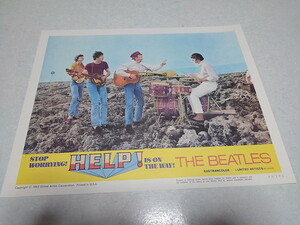 ●　ビートルズ　 【　 HELP! ピンナップ ♪美品　大きさ約36×28cm　】　The Beatles　※No.1