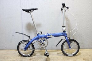 ■DAHON ダホン Dove Plus Cosmic Blue 1X1S 14インチ 折畳ミニベロ 2018年モデル 美品