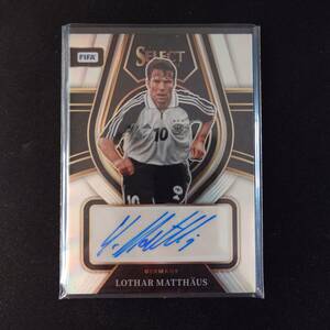 マテウス 直筆サイン 2022-23 Panini Select FIFA Prizm Lothar Matthus SS-LM サッカー Germany