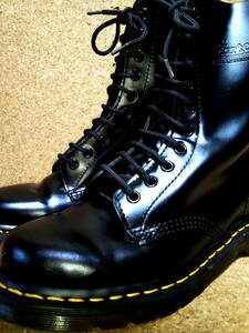 【Dr.MARTENS】ドクターマーチン 1490 10ホールブーツ UK6 (25cm ) 10EYE BOOT BLACK スムースレザー 刻印あり