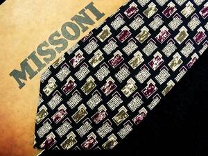 Ｙ■E1035Y●良品●ミッソーニ【ＭＩＳＳＯＮＩ】ネクタイ