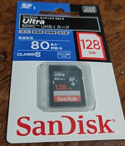 SanDisk SDカード 128GB Class10 SDXCカード サンディスク UHS-I ULTRA