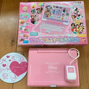 ディズニー パソコン BANDAI ワンダフルスイートパソコン DISNEY マウスパッド ミッキーマウス ミニー エルサ プーさん オラフ ドナルド