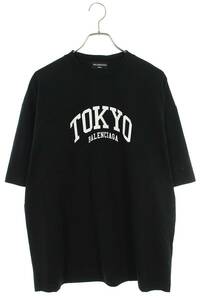バレンシアガ BALENCIAGA 612966 TLVK6 サイズ:L TOKYOオーバーサイズTシャツ 中古 OM10