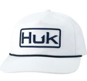 Huk フック ハック キャップ captain Huk rope hat 帽子 釣り cap 帽子 フィッシング 釣り ホワイト フリーサイズ 日本未発売 白 ホワイト