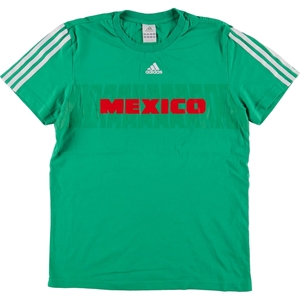 古着 アディダス adidas サッカー メキシコ代表 スポーツTシャツ メンズM /eaa461434