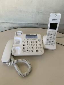 ★Panasonic パナソニック コードレス電話機 親機 子機 ホワイト VE-GZ21-W