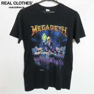 ☆MEGADETH/メガデス 1990/90S/ヴィンテージ/USA製 ツアーTシャツ M /LPL