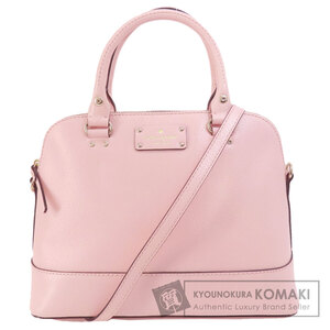 kate spade ケイトスペード ロゴ 2WAY トートバッグ レザー レディース 中古