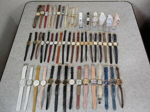 レディース腕時計 大量 50点 セット まとめ SEIKO/CITZEN/CASIO/Burberrys/COACH/RADO/MARC BY MARC JACOBS/NINA RICCI インボイス可 0731