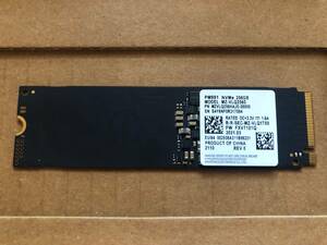 ■Samsung PM991 MZ-VLQ2560 M.2 NVMe SSD-256GB（保証あり）①-6