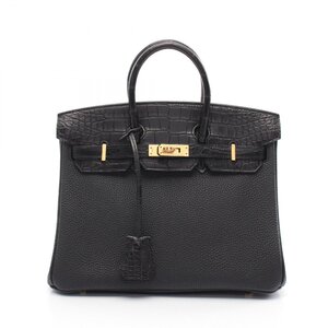 エルメス バーキン25 タッチ ブランドオフ HERMES その他 ハンドバッグ トゴ/アリゲーター 中古 レディース