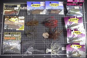 ジグセット3　　deps フラットバック　スライディング　EGUJIG　エキップ　スイムジグ