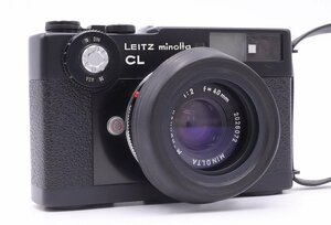 【ト長】LEITZ MINOLTA CL ライツミノルタ ボディ レンズ M-ROKKOR 40mm 1:2 フィルムカメラ レンジファインダー シャッターOK IA788IOB44