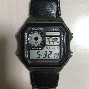 CASIO カシオ 海外モデル 新品 メンズ AE-1200WHB-3B 腕時計 デジタル 未使用品 男性 並行輸入品