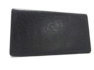 1円 LOUIS VUITTON ルイヴィトン M30392 タイガ ポルトバルール カルトクレディ 二つ折り 長財布 ウォレット メンズ ブラック系 FB8071