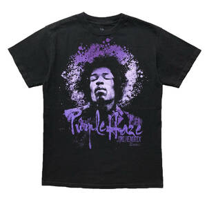 USA 古着 Jimi Hendrix ジミヘンドリックス パープルヘイズ ミュージックTシャツ ロックTシャツ バンドTシャツ メンズM BA2677